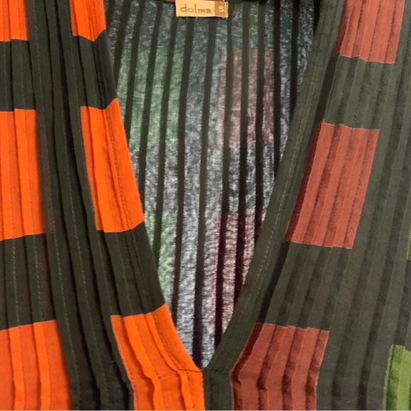 Dolma Anthropologie Colorful Geometric Patterned Cotton Skye Dress - Picture 5 of 14